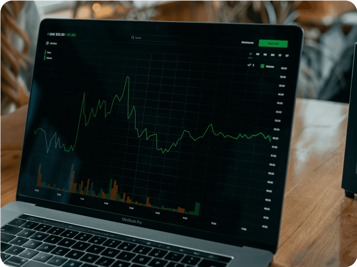 Trader analyzing charts